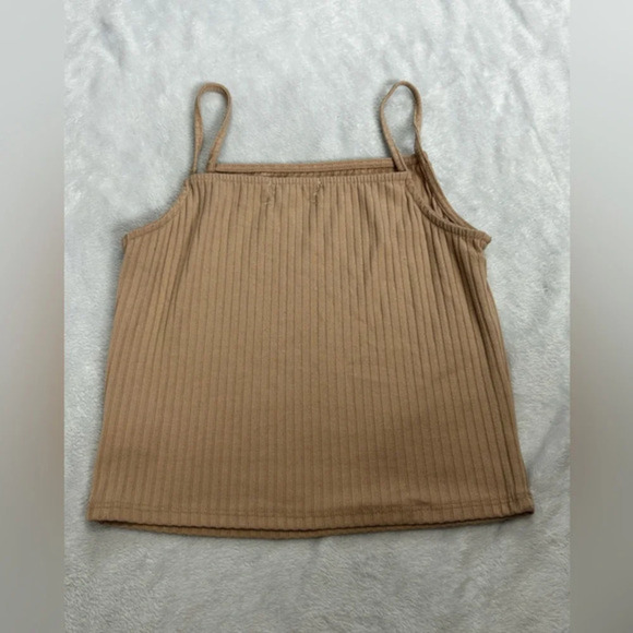 Love J Ribbed Tank Top Sleeveless‎ Casual Basic Top Large - Picture 3 of 3